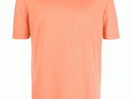 Orange Cotton T-Shirt For Cheap