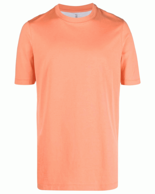 Orange Cotton T-Shirt For Cheap