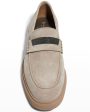 Roccia Monili Band Suede Loafer Online