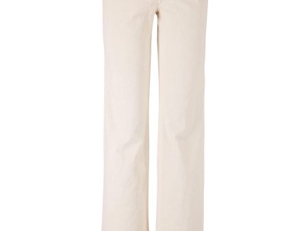 Winter White Corduroy Celia Pant Hot on Sale