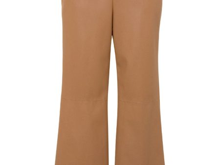 Eco Leather Trousers in Cookies Sale