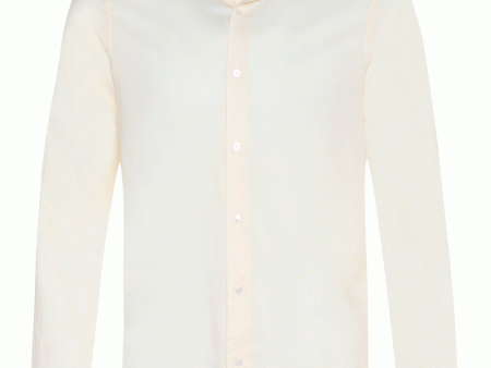 Yellow Solid Cotton Sportshirt Sale