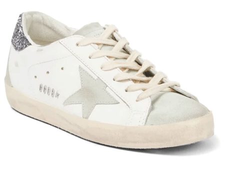 Women s Super Star Leather Sneakers in White Supply