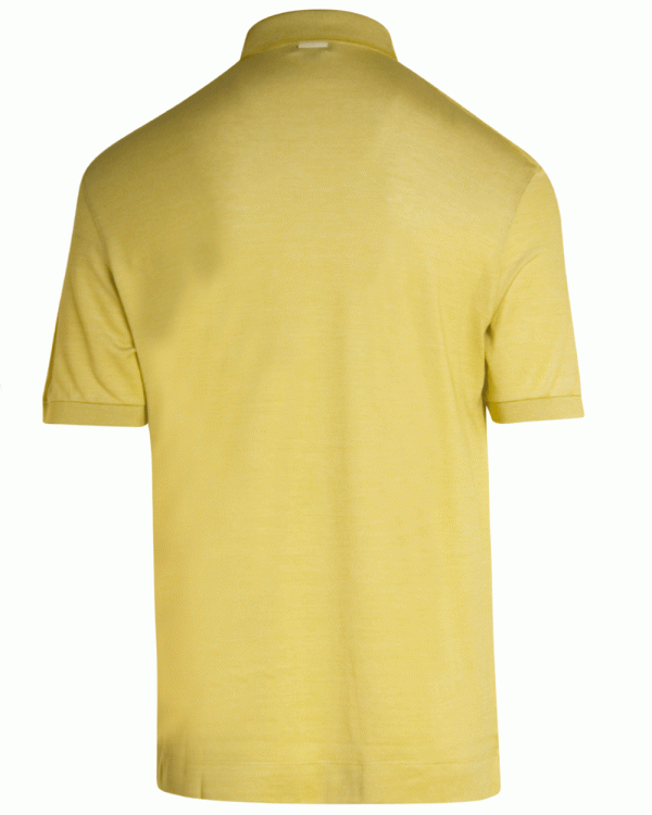 Yellow Short Sleeve Polo For Cheap