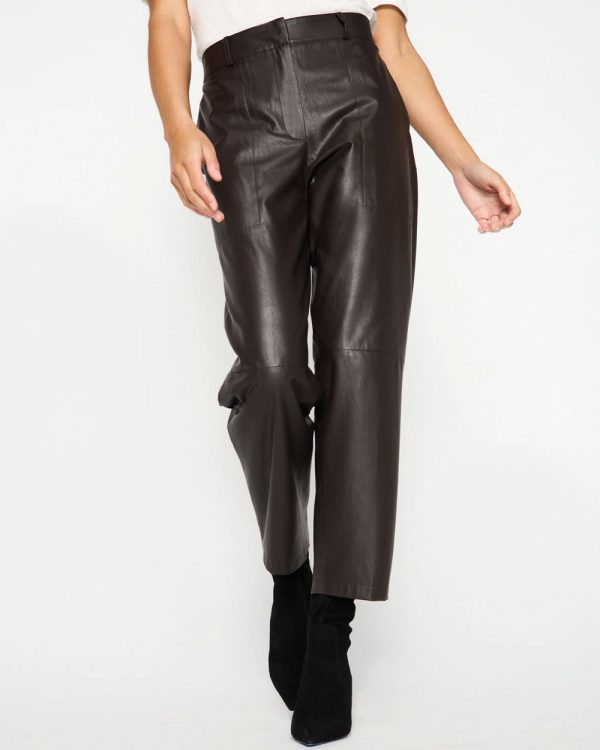 Timber Vegan Leather Stone Pant on Sale