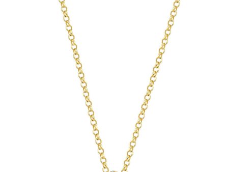 18k Yellow Gold Lucid Diamond Necklace Online