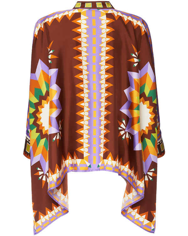 Sunset Moro Placée Foulard Shirt Fashion