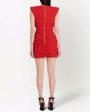 Rouge Jersey Draped Mini Dress Discount