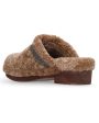 Caramel Shearling Monili Trim Clog Online Sale