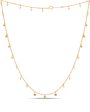 22k Yellow Gold Dangling Star Sequins Necklace Online