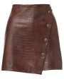 Chicory Dinard Vegan Leather Skirt Sale