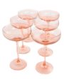 Champagne Coupe Stemware in Pink Online