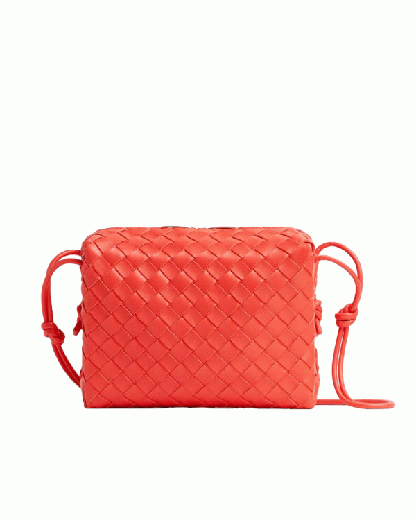 Small Loop Intrecciato Nappa Shoulder Bag in Sunburst Sale