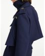 True Navy Striking Coolness Jacket For Cheap