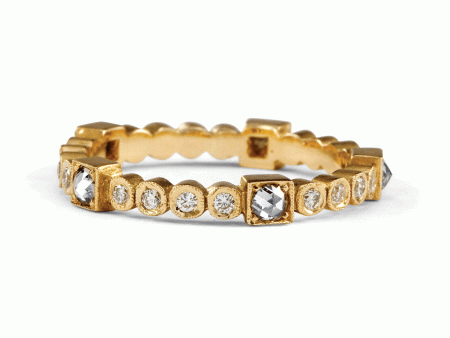 18k Yellow Gold Citadel Diamond Ring Supply