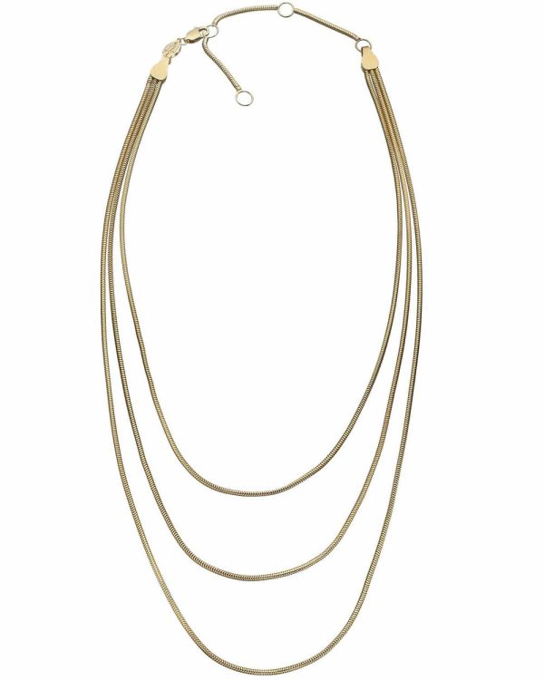 Gold Vermeil Julia Three Chain Necklace Sale