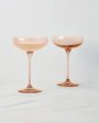 Champagne Coupe Stemware in Pink Online