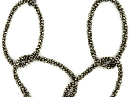 Pyrite Hematite Multi Loop Necklace Online