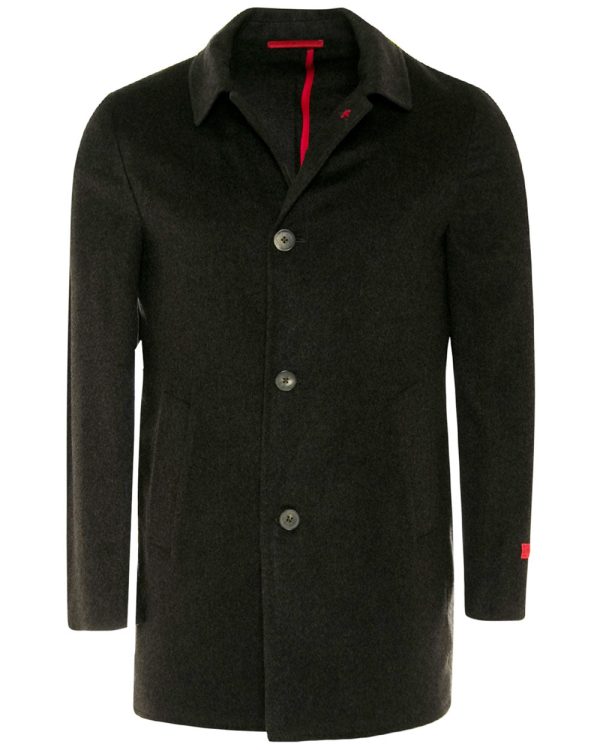 Anthracite Cashmere Overcoat Sale