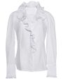 White Anne Blouse For Discount