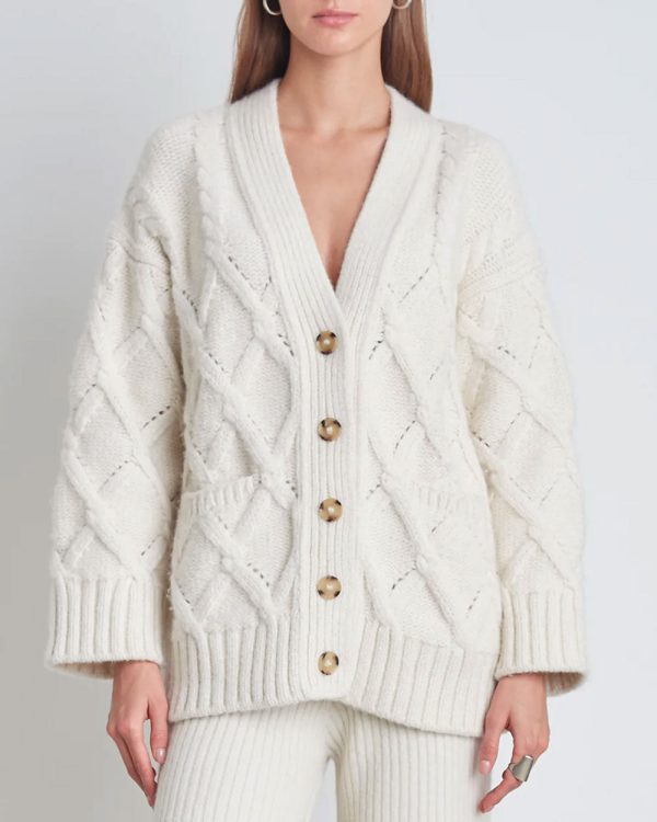 Ivory Kayln Cardigan Online now