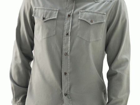 Sage Green Western Snap Sportshirt Online