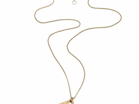 Gold Vermeil Eliot Long Chain Key Necklace Discount