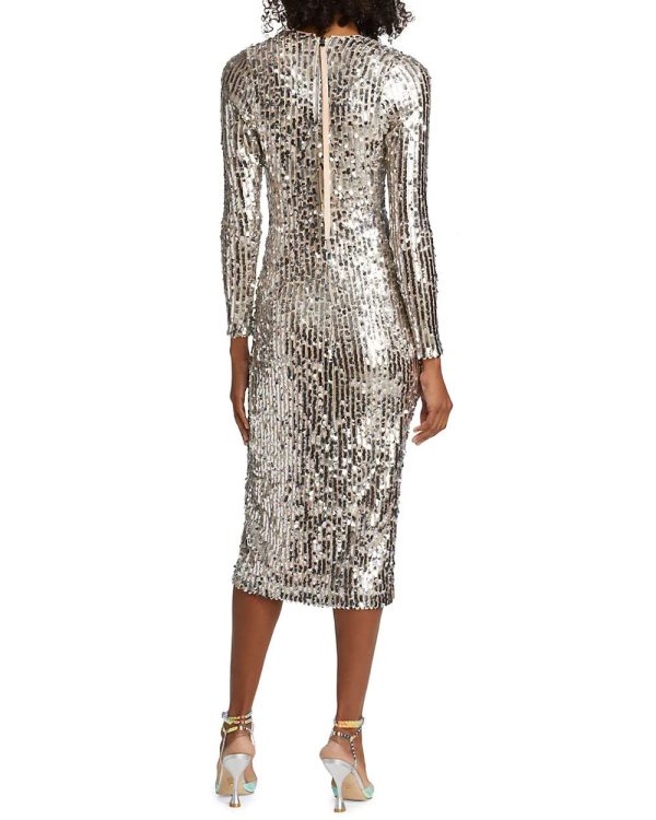 Silver Oyster Studio 54 Kate Sequin Dress Hot on Sale