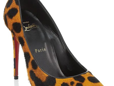 Kate 100 Leopard Pump in Spicy Black Online Sale