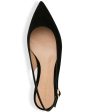 Ribbon Slingback Flat in Black For Cheap