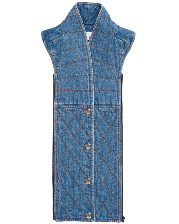 Denim Blue Print Donahue Dickey Online now