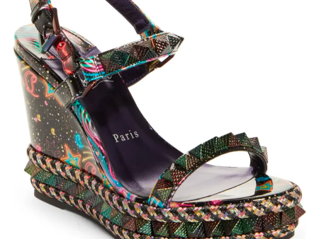 Pyraclou Starlight Printed Wedge Sandals Online now