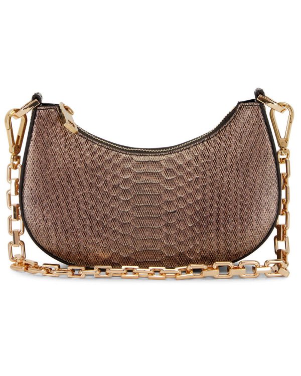 Small Mia Shoulder Bag in Bronze Discount