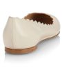 Lauren Ballet Flat in Pearl Grey Cheap