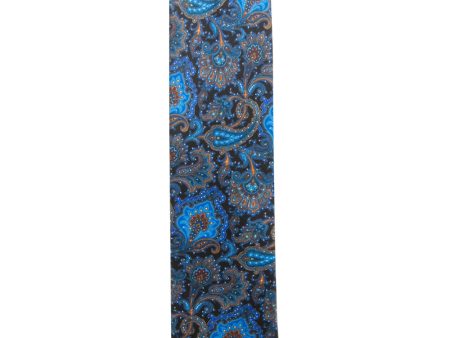 Black and Blue Paisley Tie Online Sale