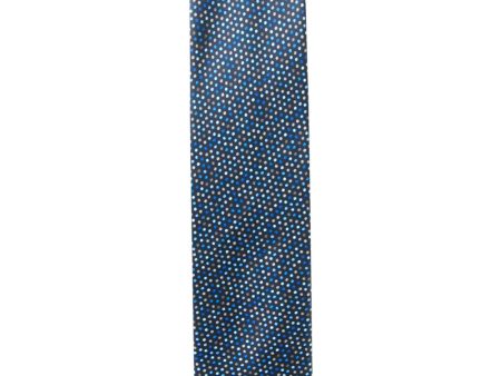 Navy and Bright Blue Microdotted Tie Online Sale