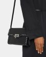 Small Rockstud Shoulder Bag in Nero Cheap