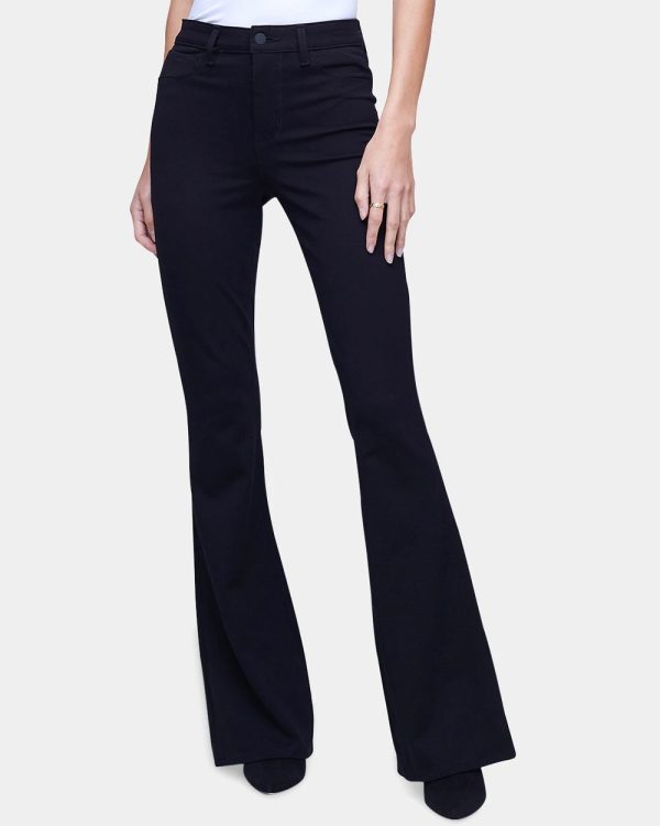 Black Marty High Rise Flare Pant Sale