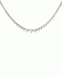 18k White Gold Jubliee Diamond Necklace Fashion