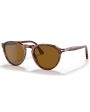 Striped Red & Brown Lens Sunglasses Fashion