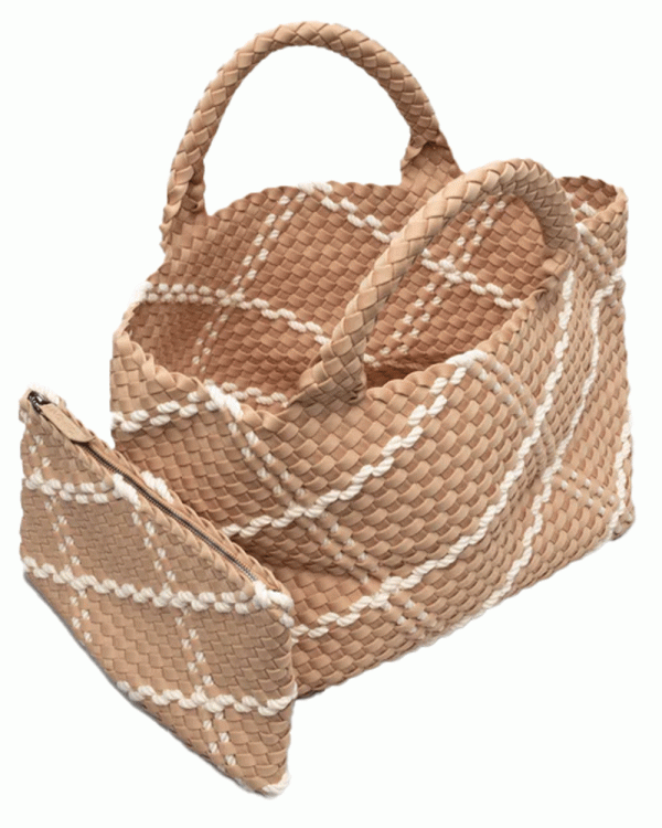 St. Barths Medium Tote In Rope Camel Online Sale