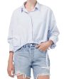 Santa Cruz Blue Drawstring Alexandra Shirt Discount