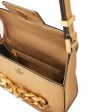 V-Logo Small Chain Shoulder Bag in Antique Brass For Sale