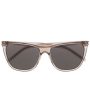 Square Acetate Sunglasses in Light Brown Online