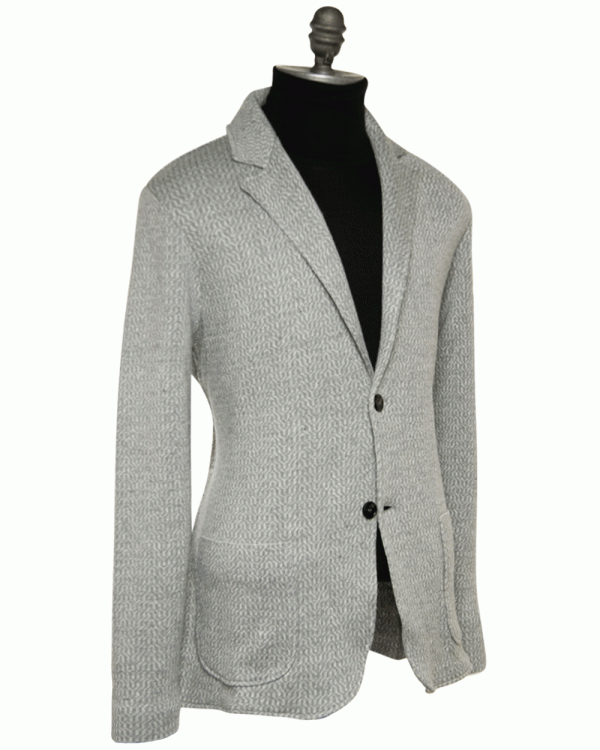 Stone Two Button Sweater Jacket For Sale