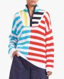 Captain Stripe Knit Hampton Quarter Zip Sweater Sale