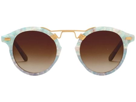 St. Louis Classics Sunglasses in Seaglass to Opal 24K Hot on Sale