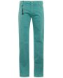 Teal Cotton and Cashmere 5 Pocket Pant Online