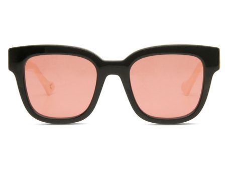 Black And Pink Oversized Sunglasses Supply