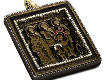 5 Saints Icon Pendant Hot on Sale